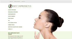 Desktop Screenshot of drbestimpressions.com