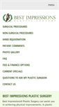 Mobile Screenshot of drbestimpressions.com